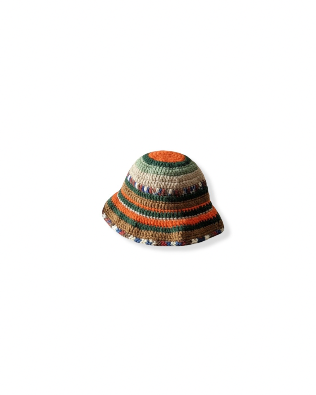 Handmade Crochet Bucket Hat – Coffee Brown