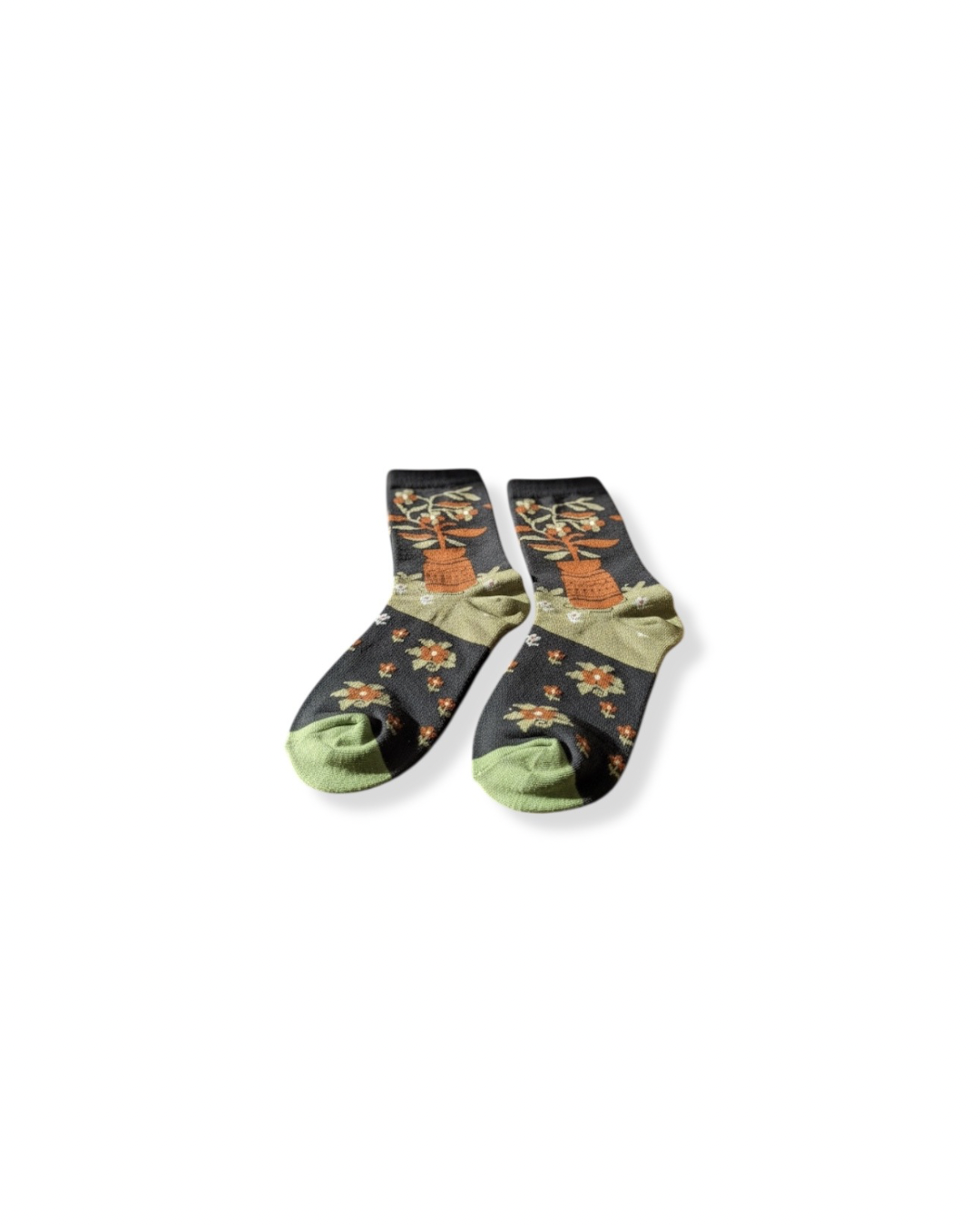 Vintage Floral Art Socks