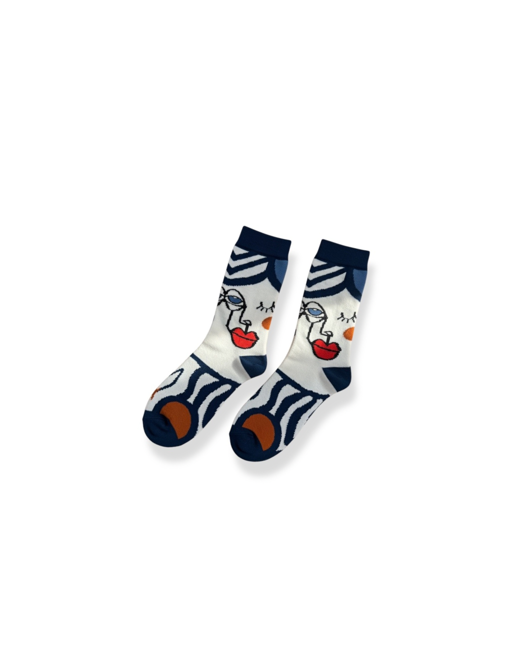 Abstract Faces Socks
