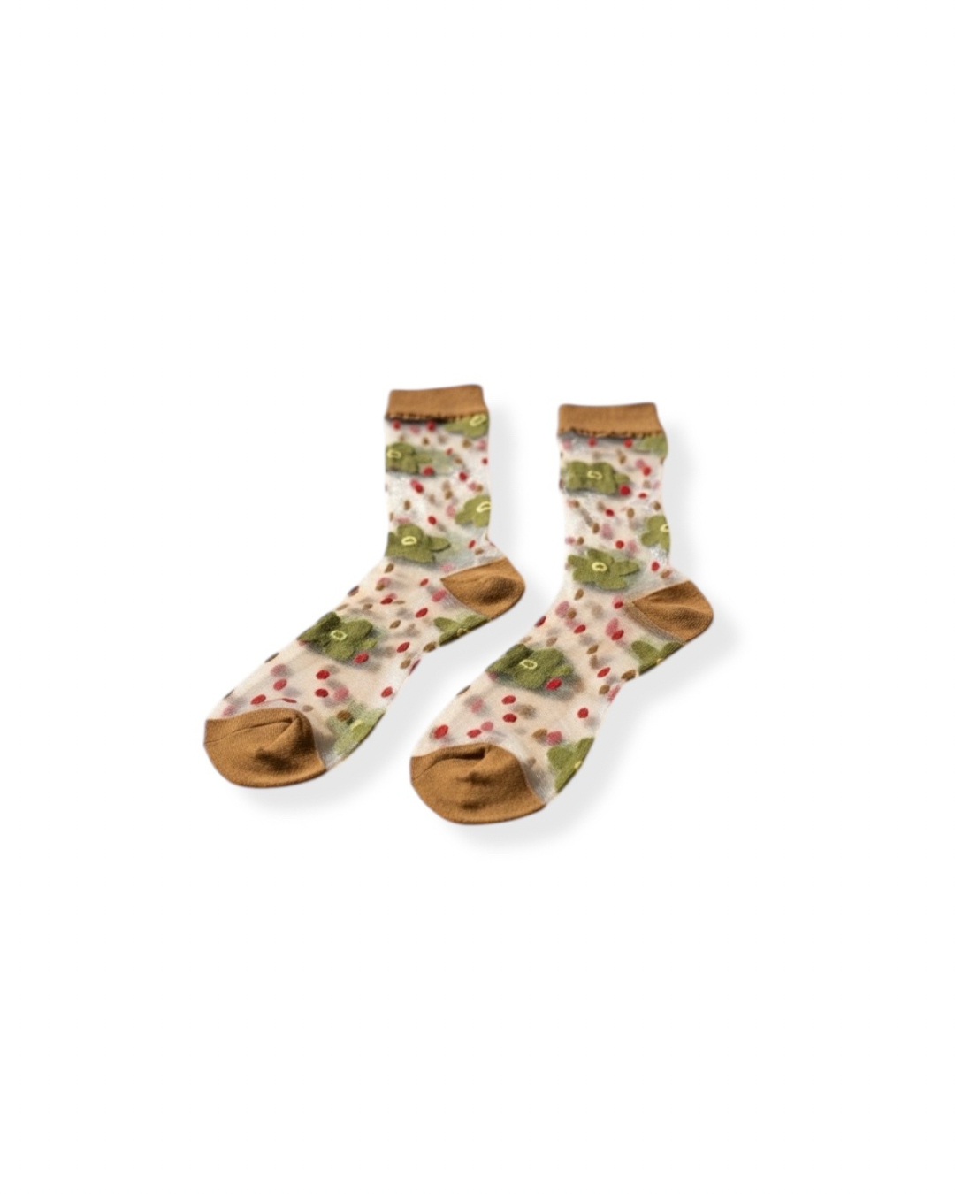 Floral Mesh Socks