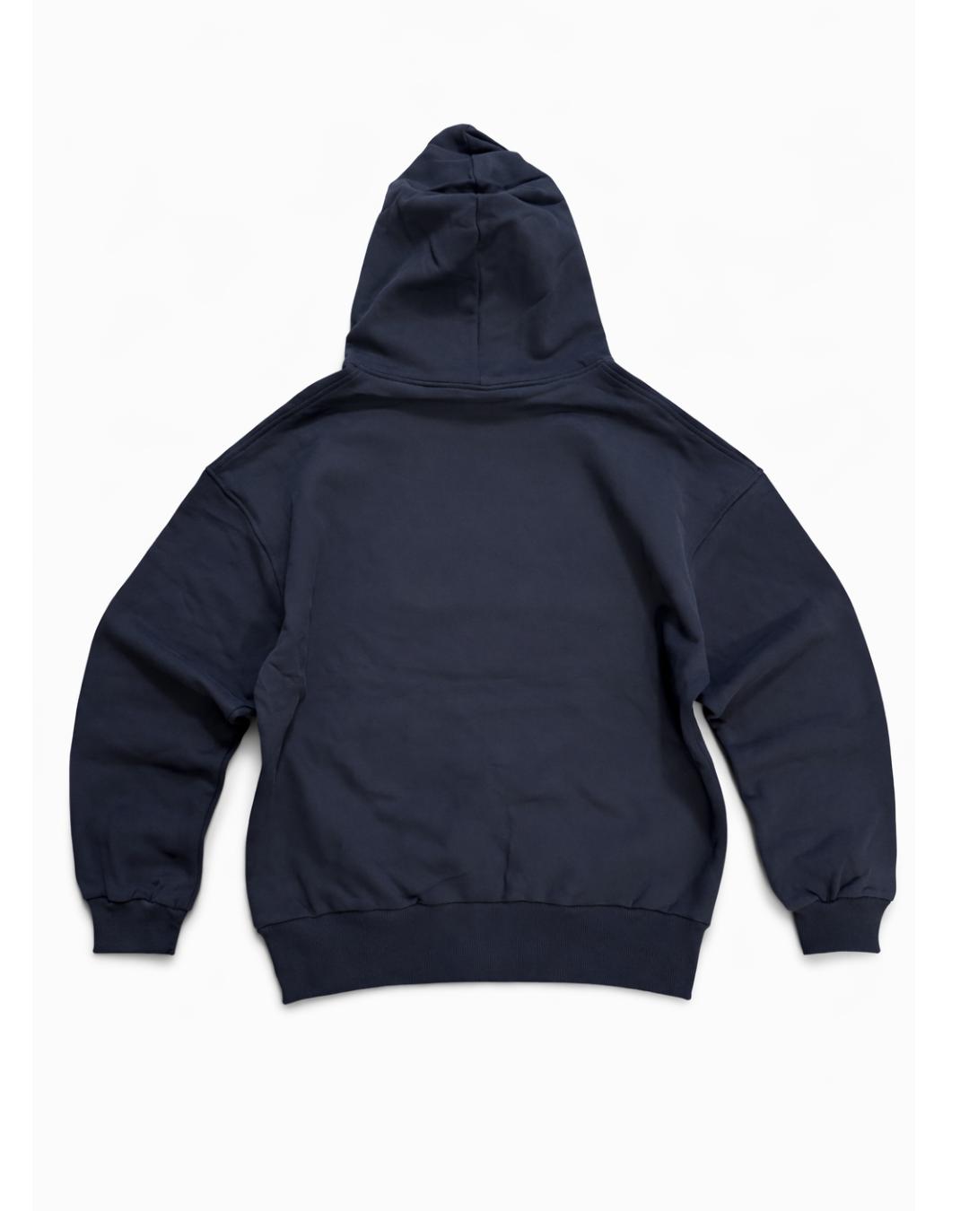 Lacivert Heavyweight Boxy Fit Canned Core Hoodie