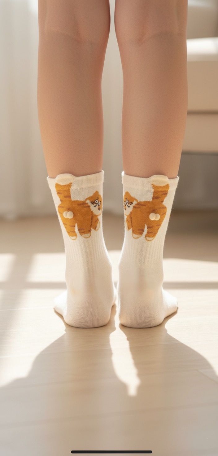 Cute Cat Socks 🐱