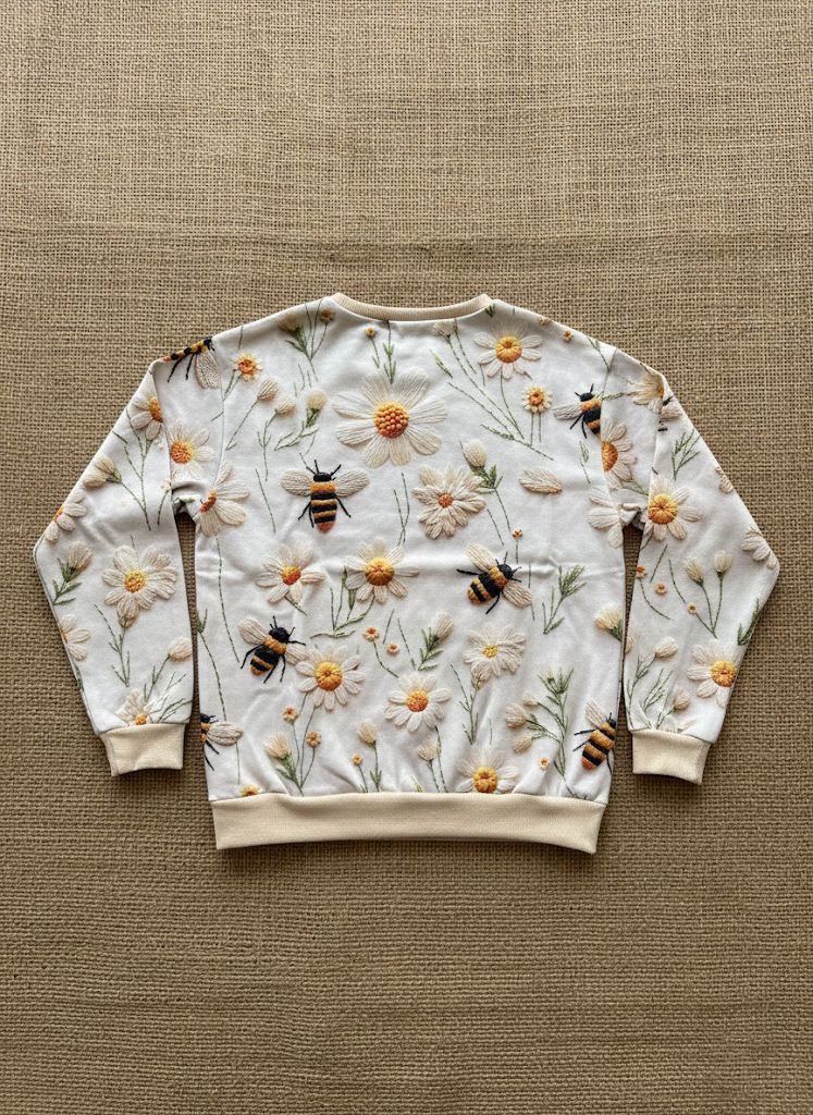 Bee & Daisy Print Sweatshirt