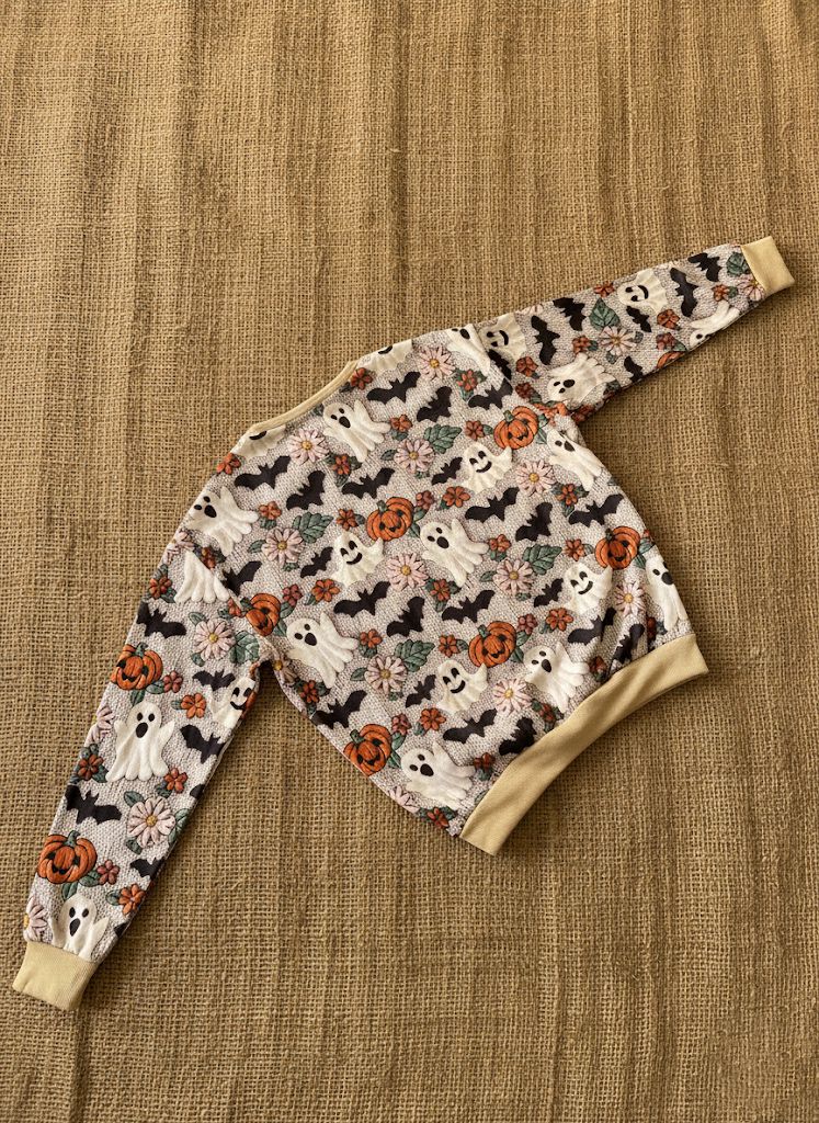 Halloween Ghost Print Sweatshirt