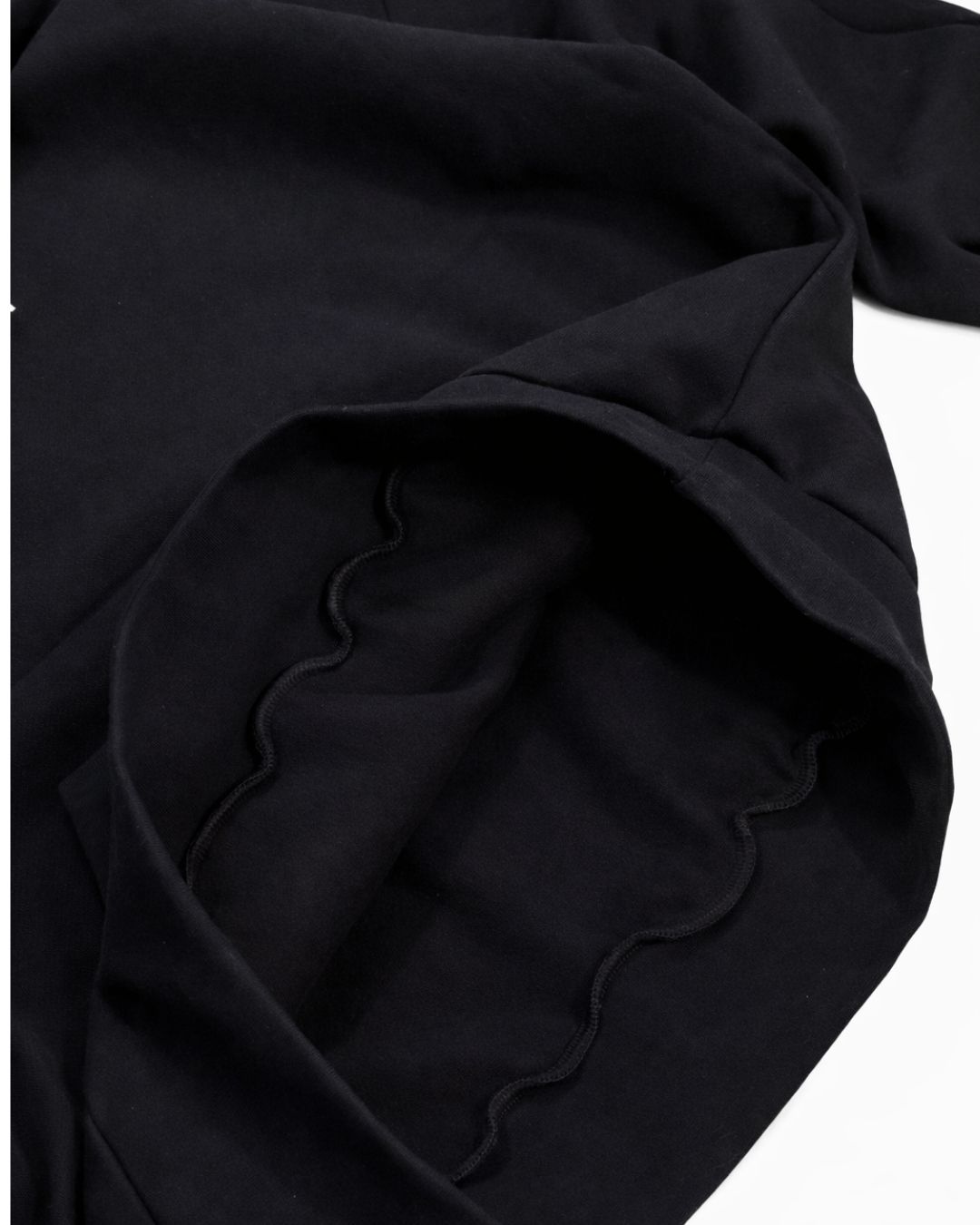 Siyah Heavyweight Boxy Fit Hoodie