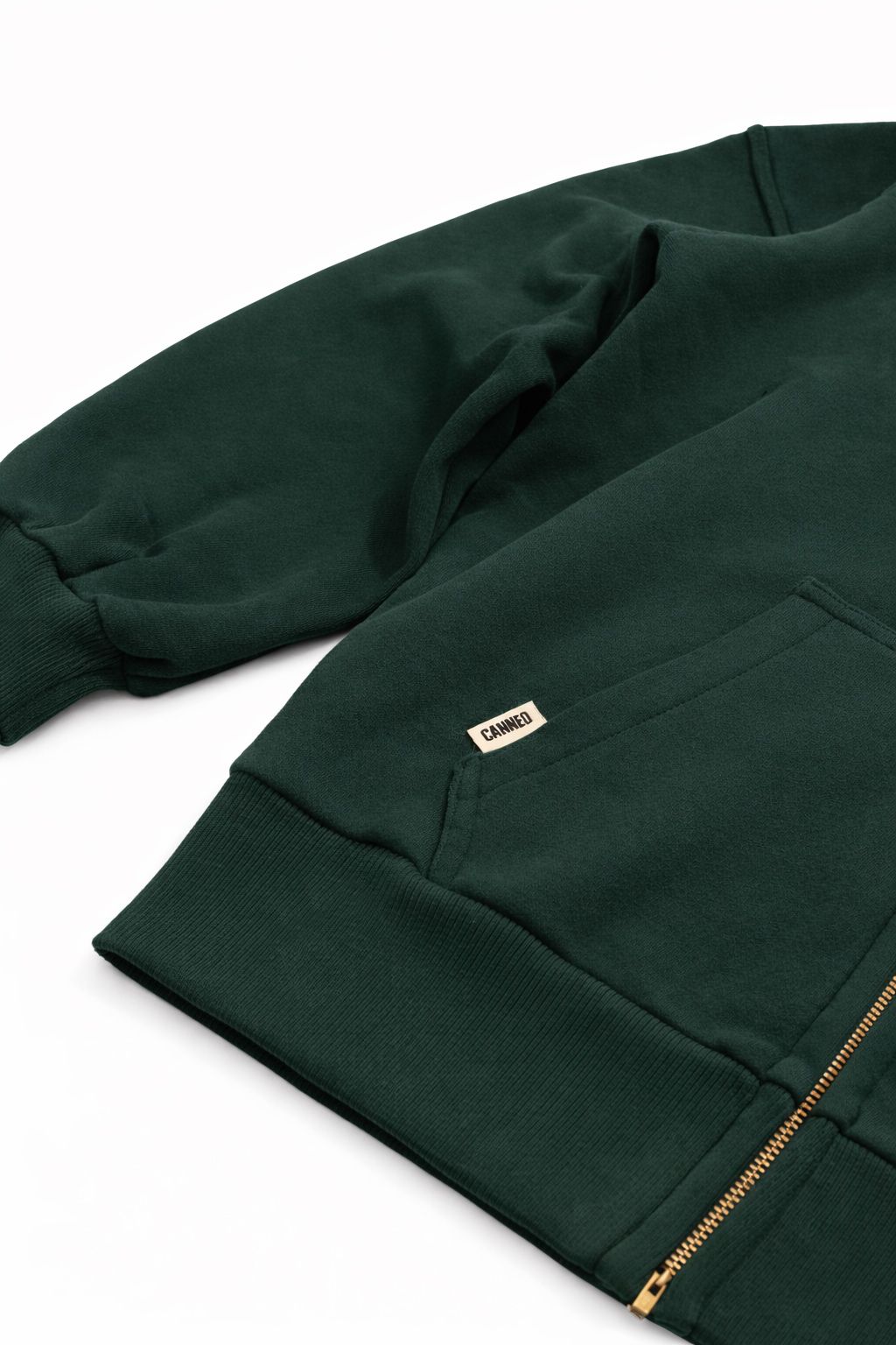 Haki Yeşil Heavyweight Oversize Boxy Fit Zip Up Hoodie – Time Records Everything