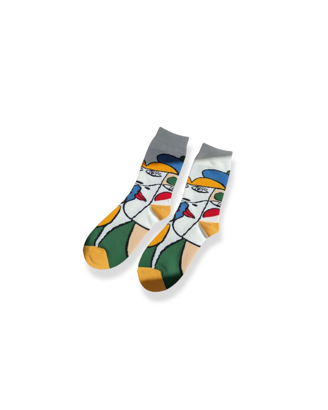 Abstract Faces Socks