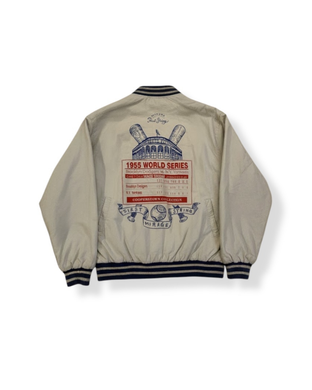 Mirage Cooperstown Collection Reversible Brooklyn Dodgers Jacket – 1955 World Series