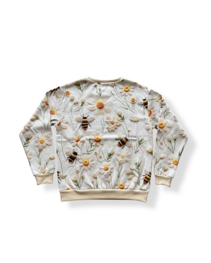 Bee & Daisy Print Sweatshirt
