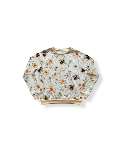 Bee & Daisy Print Sweatshirt