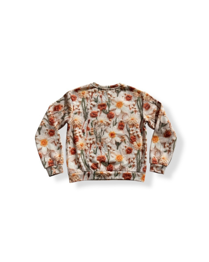 Floral Desert Print Sweatshirt
