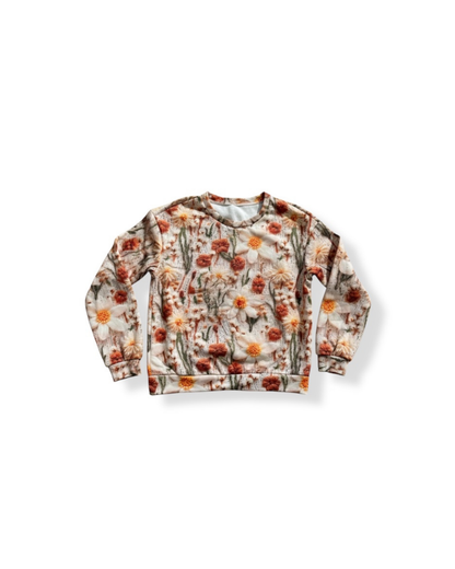 Floral Desert Print Sweatshirt