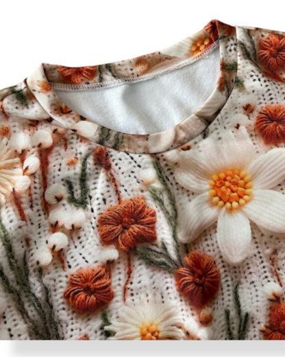 Floral Desert Print Sweatshirt
