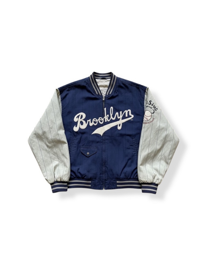 Mirage Cooperstown Collection Reversible Brooklyn Dodgers Jacket – 1955 World Series