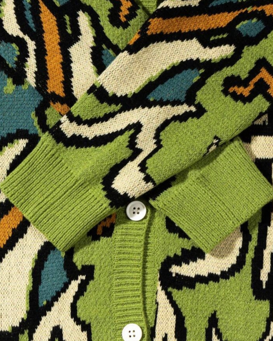 Rockstar Green Knit Cardigan