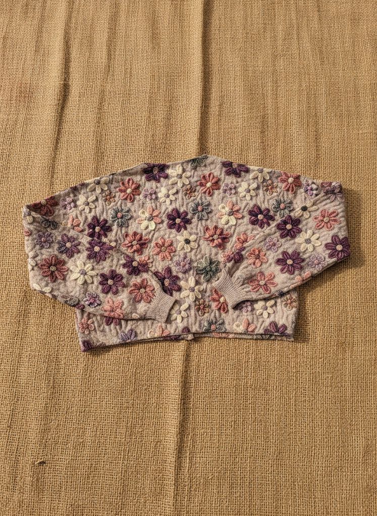 Floral Print Cardigan