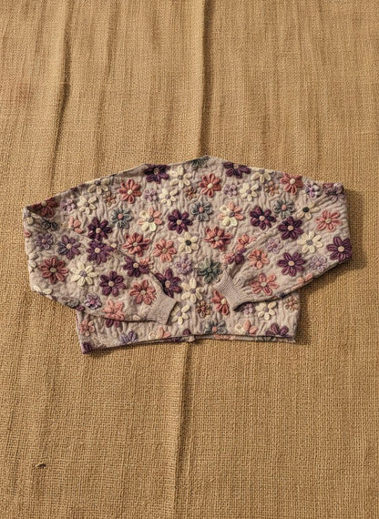 Floral Print Cardigan