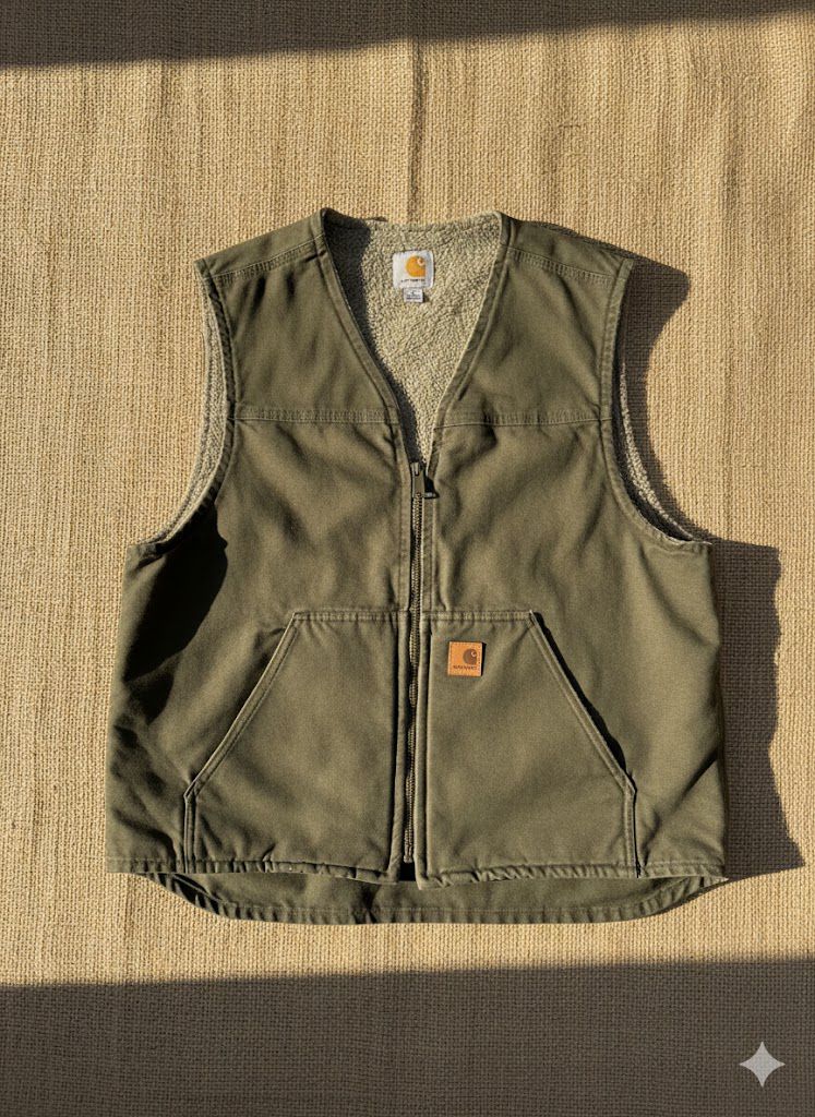 Carhartt Duck Vest – Olive Green