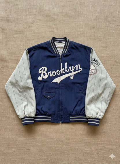 Mirage Cooperstown Collection Reversible Brooklyn Dodgers Jacket – 1955 World Series