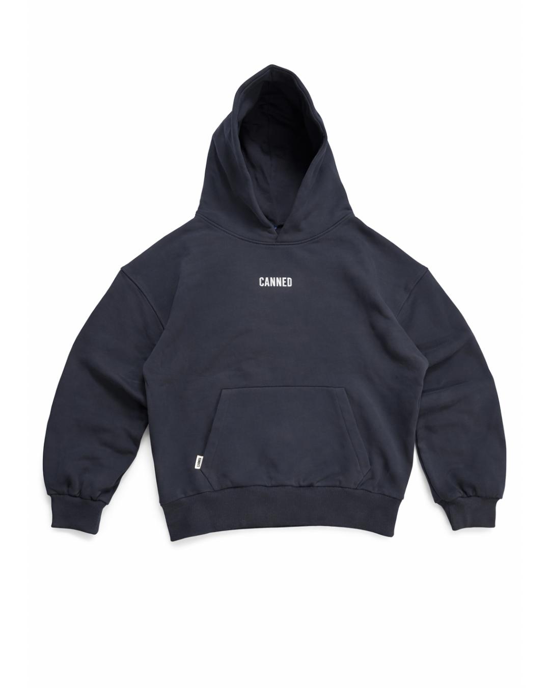 Lacivert Heavyweight Boxy Fit Canned Core Hoodie
