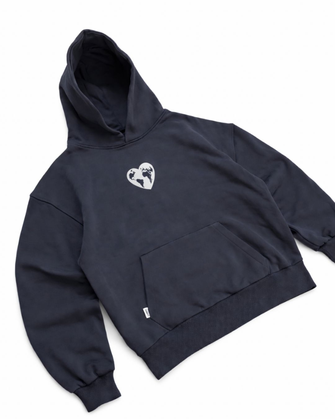 lacivert Heavyweight Boxy Fit Hoodie