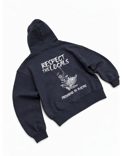 lacivert Heavyweight Boxy Fit Hoodie
