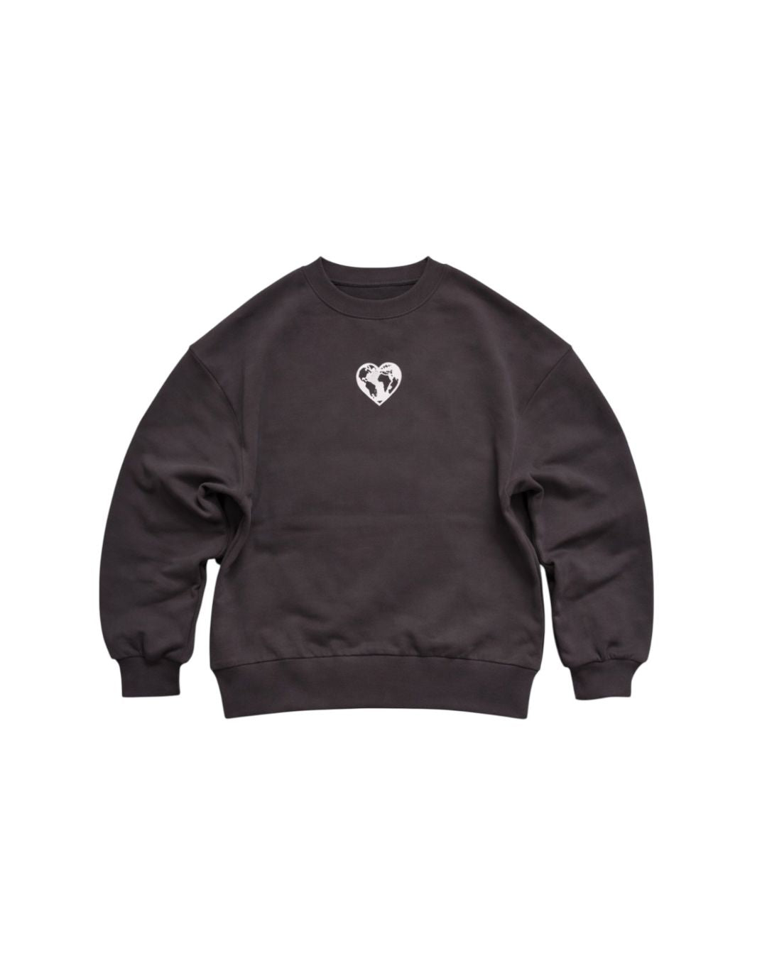 Kahverengi Oversize Heavyweight Sweatshirt