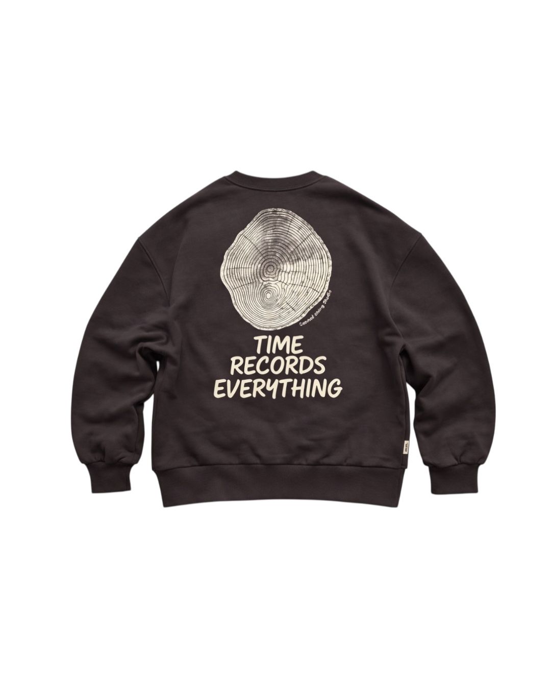 Kahverengi Oversize Heavyweight Sweatshirt