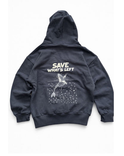 lacivert Heavyweight Boxy Fit Hoodie