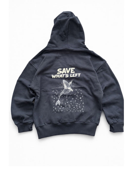 lacivert Heavyweight Boxy Fit Hoodie