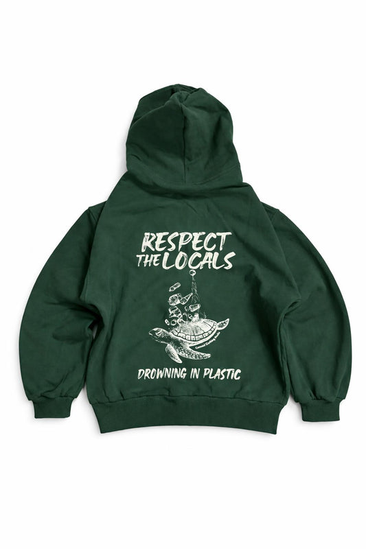 Haki Yeşil Heavyweight Oversize Boxy Fit Zip Up Hoodie – Respect The Locals