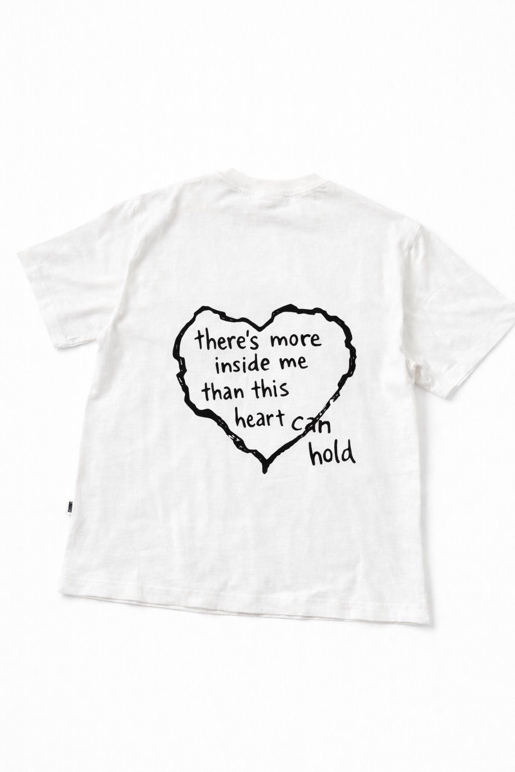 There’s More Inside – Ekru Oversize Fit Tişört