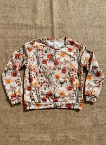 Floral Desert Print Sweatshirt