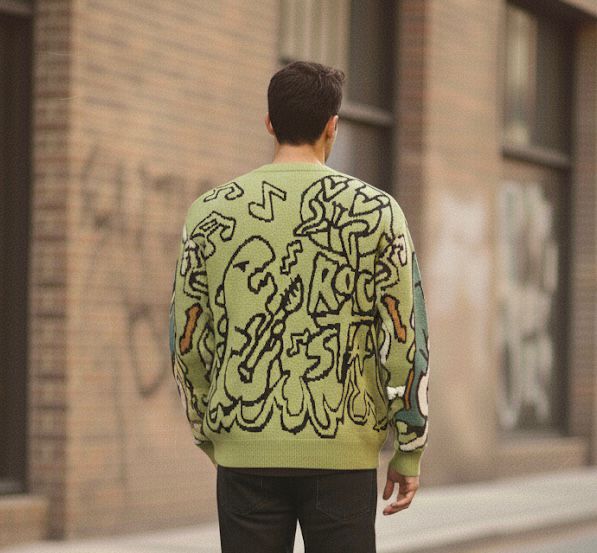 Rockstar Green Knit Cardigan