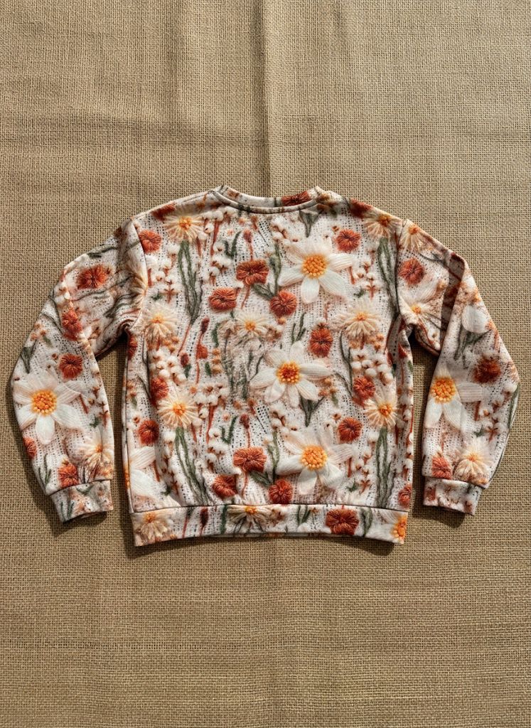 Floral Desert Print Sweatshirt
