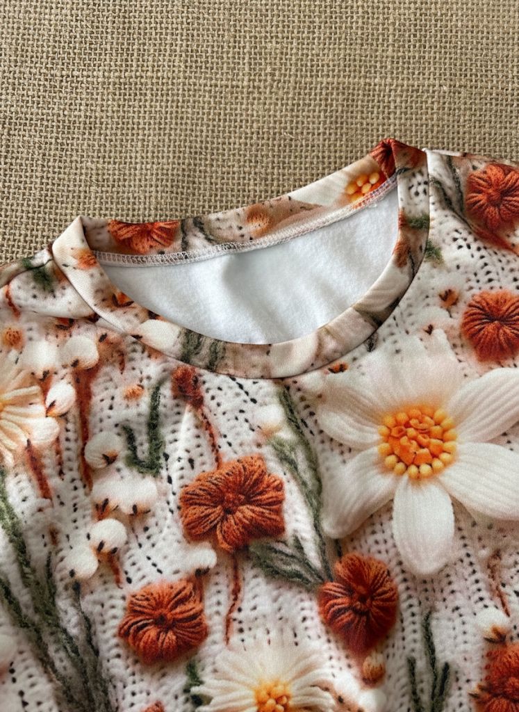 Floral Desert Print Sweatshirt