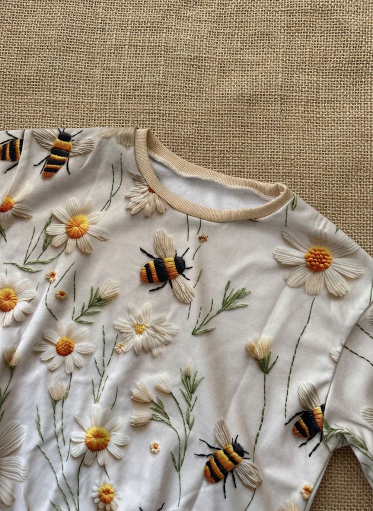 Bee & Daisy Print Sweatshirt