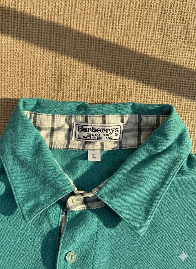 Burberrys Vintage Polo – Mint Green