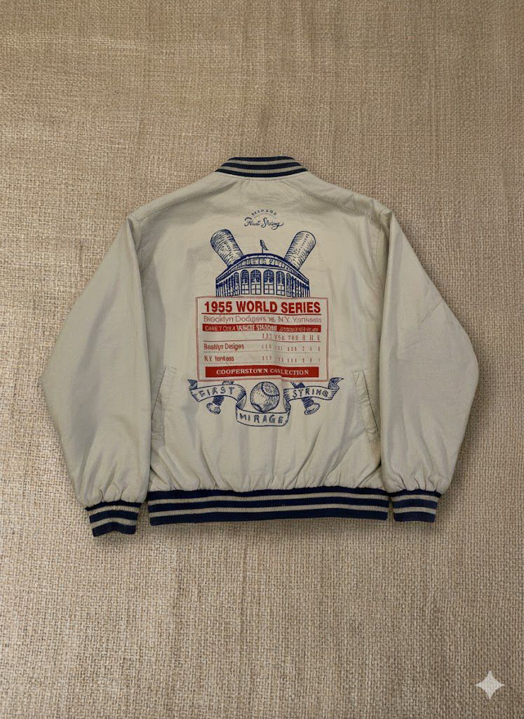 Mirage Cooperstown Collection Reversible Brooklyn Dodgers Jacket – 1955 World Series