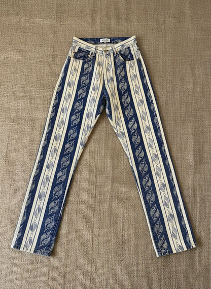 Kenzo Jeans Vintage Desenli Pantolon