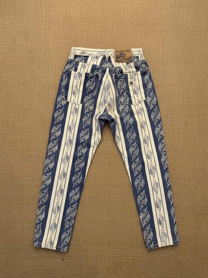 Kenzo Jeans Vintage Desenli Pantolon