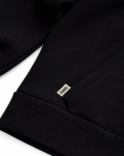 Siyah Heavyweight Boxy Fit canned core hoodie