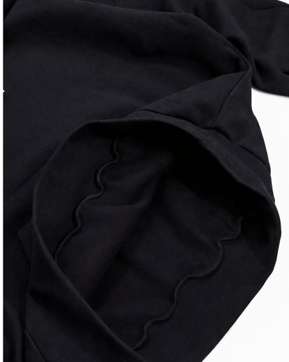 Siyah Heavyweight Boxy Fit Hoodie