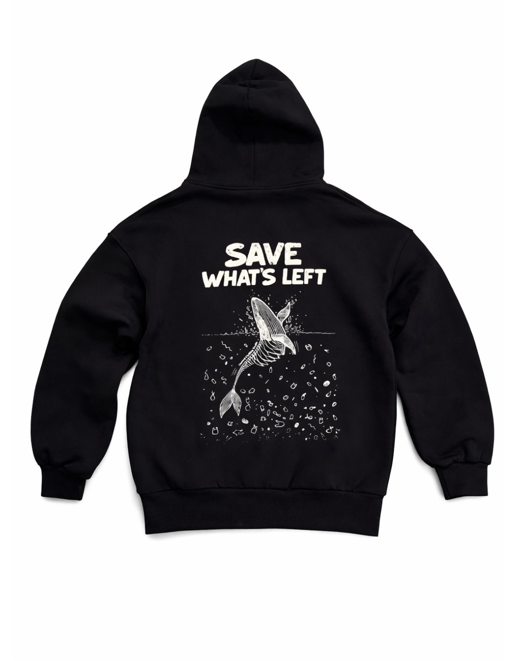 Siyah Heavyweight Boxy Fit Hoodie