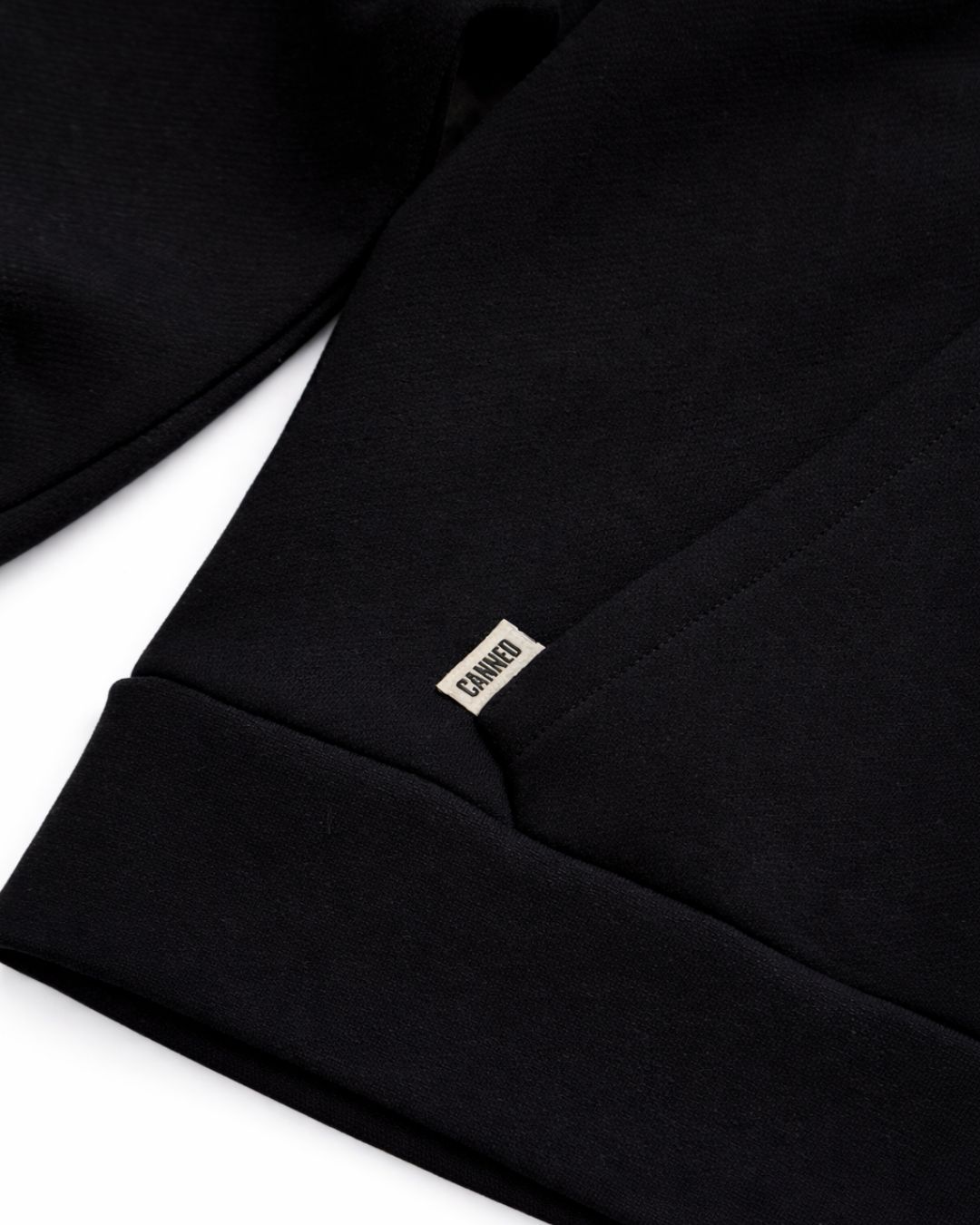 Siyah Heavyweight Boxy Fit Hoodie