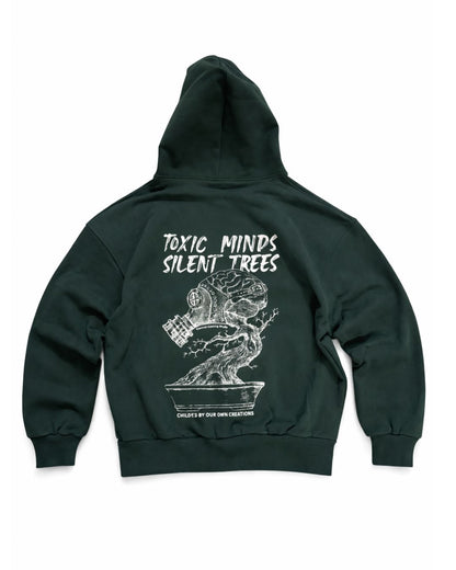 Haki Yeşil Heavyweight Boxy Fit Hoodie