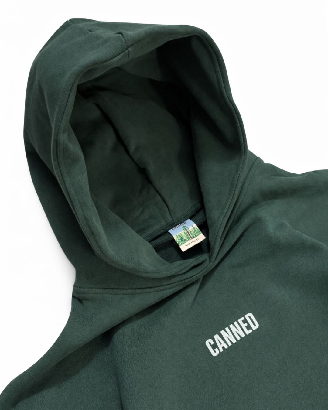Haki Yeşil Heavyweight Boxy Fit Hoodie