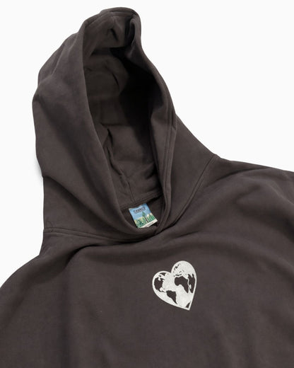kahverengi Heavyweight Boxy Fit Hoodie