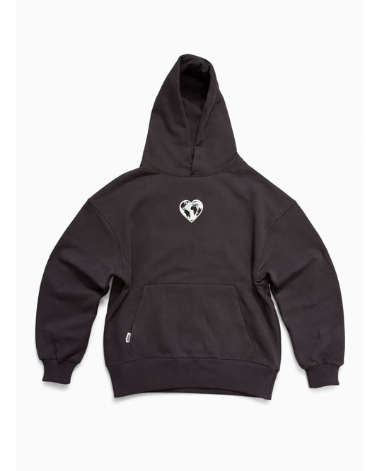 kahverengi Heavyweight Boxy Fit Hoodie