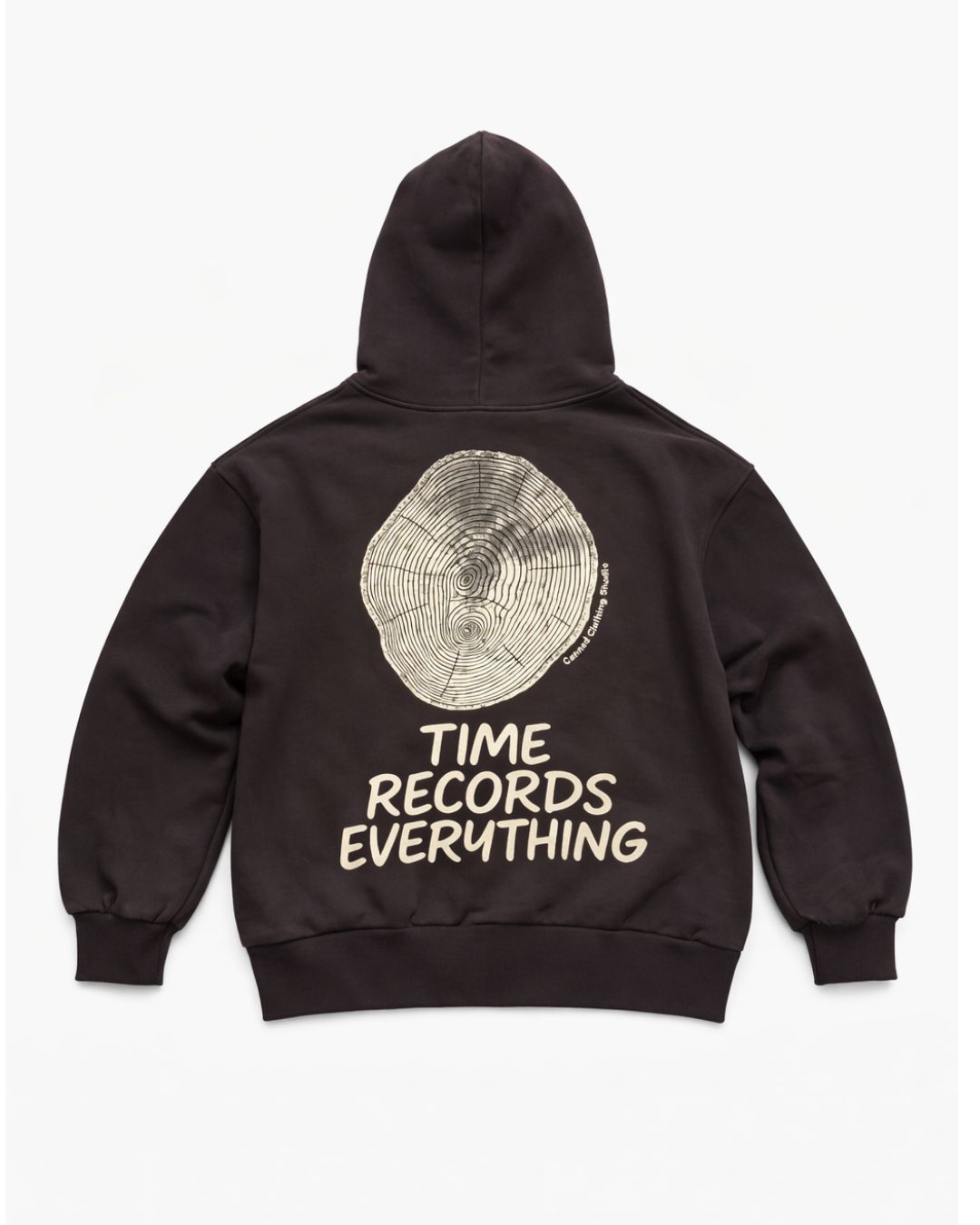 kahverengi Heavyweight Boxy Fit Hoodie